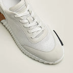 Hermès Bouncing blanc/maron/noir